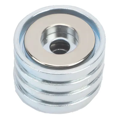 Accesorio, Kit de Montaje Magnético, Fuerza Máxima 26 lb, Diámetro Copa 23.8 mm, Incluye Hardware, Sin Necesidad de Taladrar, Compatible con Enclosures Metálicos