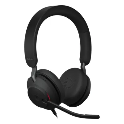 Jabra Evolve 2 40SE, Auricular Stereo Versión MS con Aislamiento de Ruido, Conexión USB C/A y Indicador de Ocupado (Busylight) (24189-999-799)