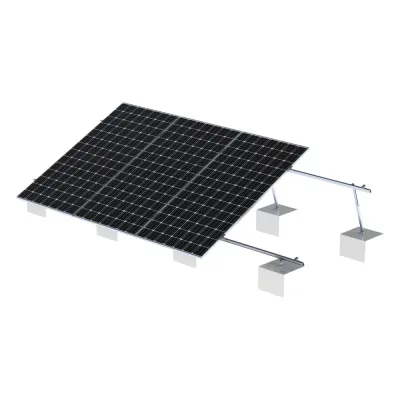 Sistema de Montaje Solar VEKTOR21 / Estructura Ajustable Aluminio AL6005-T5 / Patas Frontales y Ajustables / Ángulos 10°-30° / Torque 11-13 Nm