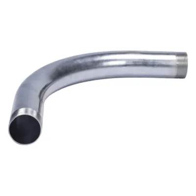 Codo de 2" ( 51 mm) para Tubo Pared Gruesa (IMC) / Galvanizado / Etiqueta Amarilla.