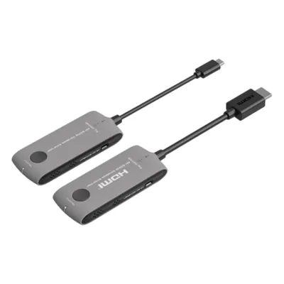 Extensor Inalámbrico Type-C | 4K@60Hz | HDMI 2.0 | Banda 5G | 20 m | HDCP 2.2 | 18 Gbps | 16 TX a 1 RX