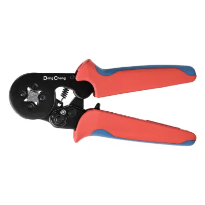 Pinza de 6" para Ponchar / Prensar Conectores de Casquillo o Ferrules 26-8 AWG.