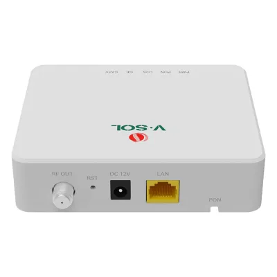 ONU Bridge Dual GPON/EPON con 1 Puerto SC/APC + 1 puerto LAN Gigabit + 1 puerto CATV