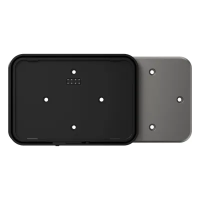 Adaptador de Montaje SUNMI CPad / Compatibilidad VESA y Caja 86mm / Conectividad USB Alimentación y Datos / Fijación Segura con Cerradura / Botón Liberación Rápida