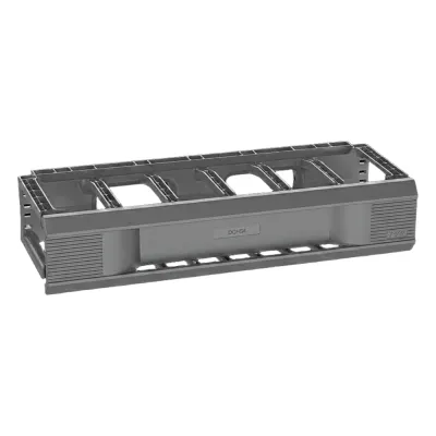 Organizador de Cables Horizontal CableTek, Sencillo (Solo Frontal), Para Rack de 19in, 1 UR