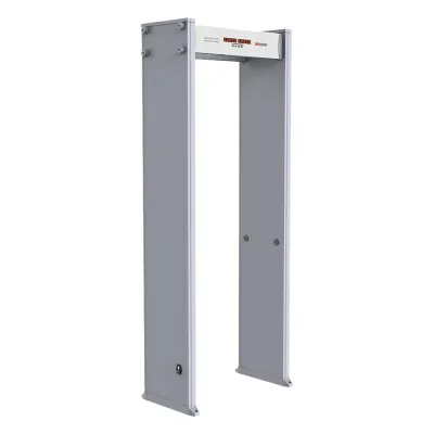 Arco Detector de Metales de 6 Zonas / Contador de Personas y Alarmas / Precisión de una Moneda 25 mm / 255 Niveles Sensibilidad / Pantalla LED