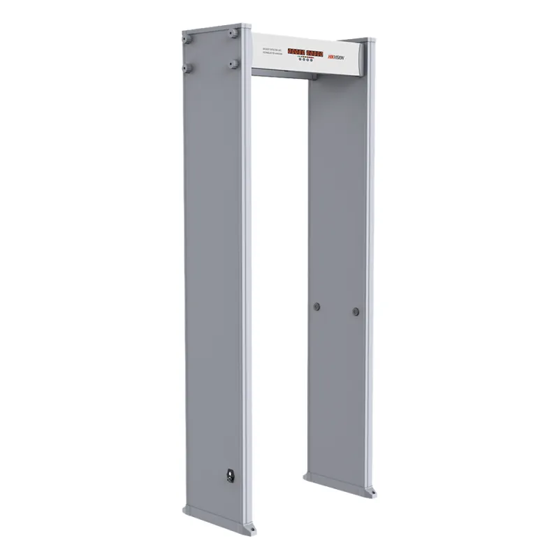 Arco Detector de Metales de 6 Zonas / Contador de Personas y Alarmas / Precisión de una Moneda 25 mm / 255 Niveles Sensibilidad / Pantalla LED
