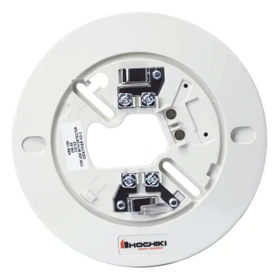 Base Para Detector Convencional Hochiki, Diámetro 6", 2 Hilos, 24 Vcd (0300-04070 IT), Color Hueso