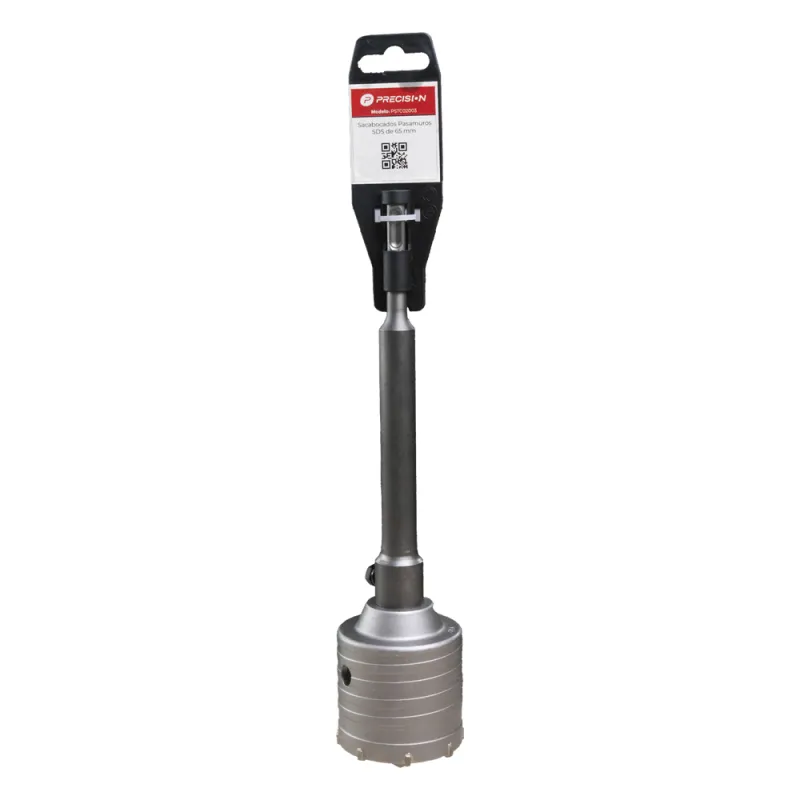 Broca Pasamuros SDS, Sacabocado para Concreto de 25mm con Extensión de 220mm