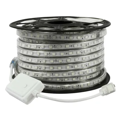 Manguera Luminosa LED RGB / 50 Metros / IP65 / Corte Cada 100 cm / Control Remoto RGB / 300W Máx / Multicolor RGB / Para Interior y Exterior