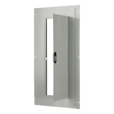 Puerta (frente) montaje sobreponer para tableros tipo P1, 18 circuitos.