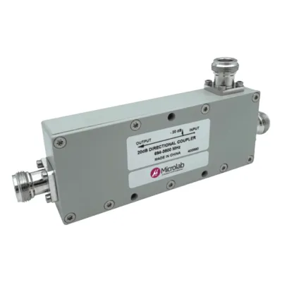 Acoplador Direccional / 694-3800 MHz / 300W / N hembra / 20 dB / PIM < -155 dBc / IP65 / Bajo Pérdida