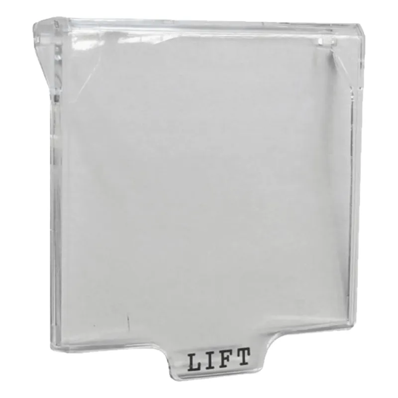Cubierta para pulsador de alarma resistente a la intemperie Inim WCP0020. Pulsadores EC0020 / IC0020