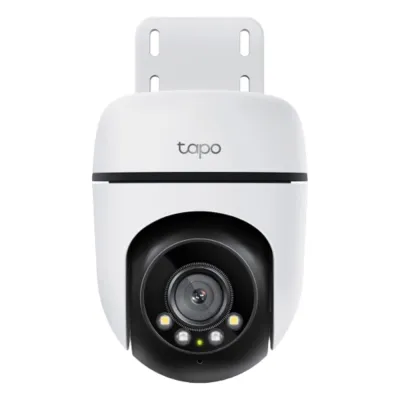 Cámara de Seguridad PTZ Exterior Wi-Fi / 2K 3 Megapixel (2304×1296) / 360° Panorámica Horizontal + 130° Vertical / Seguimiento Inteligente de Movimiento / Visión Nocturna a Color / IP65 / Compatible Alexa y Google Home