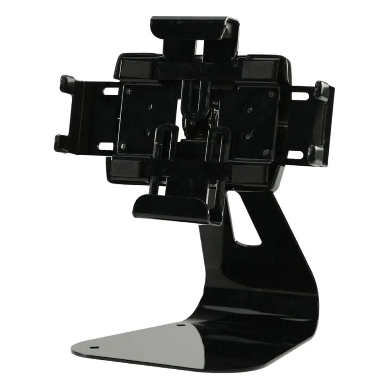 Soporte de Mesa Universal para Tabletas / Ajuste Universal Altura-Ancho / Inclinación ±30° / Rotación 360° / Capacidad 5 lb (2.27 kg) / Versión Seguridad Antirrobo / Gestión de Cables