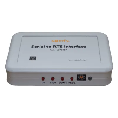 Traductor Universal Somfy Connect, integre SOMFY con el sistema de control de iluminación RadioRA2 de LUTRON.