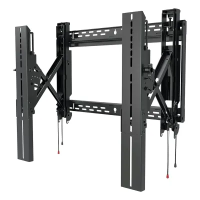 Soporte de Pared Universal Tijera SmartMount / Extensión 12 pulgadas (305 mm) / Carga Máxima 200 lb (90.7 kg) / Ajuste Tilt +15°/-2° con IncreLok / Patrón VESA 200x100 a 600x600 mm / Apertura Abierta para Cajas Empotradas / In