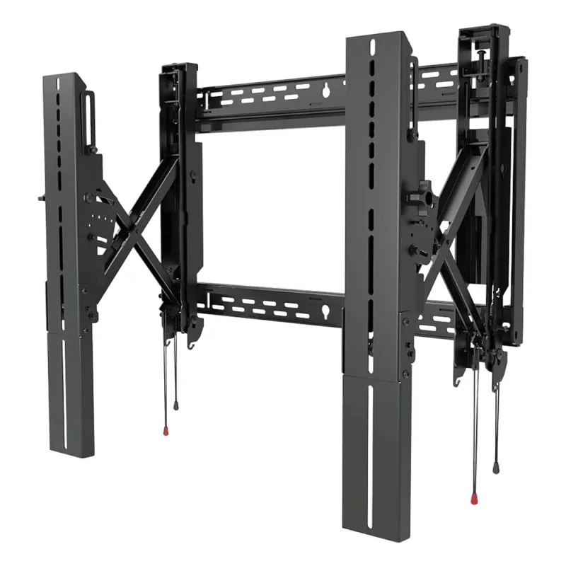 Soporte de Pared Universal Tijera SmartMount / Extensión 12 pulgadas (305 mm) / Carga Máxima 200 lb (90.7 kg) / Ajuste Tilt +15°/-2° con IncreLok / Patrón VESA 200x100 a 600x600 mm / Apertura Abierta para Cajas Empotradas / In