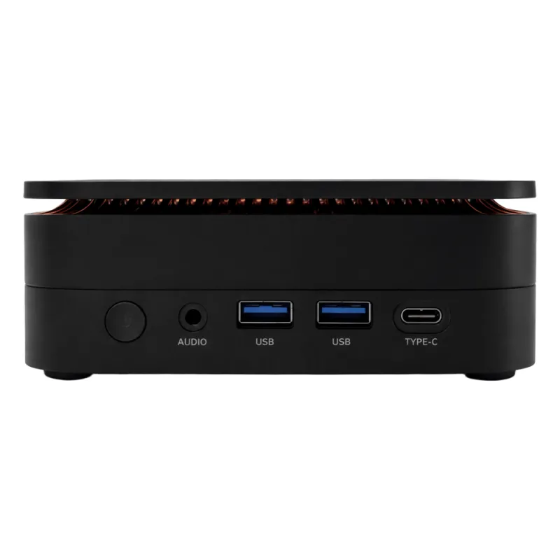 Mini estación de trabajo (Mini PC) / AMD Ryzen 7 7735HS / Wi-Fi 6 / Bluetooth 5.2 / 16 GB DDR5 / 512 GB SSD / Windows 11 / 128 mm × 128 mm × 42 mm (5.0 in × 5.0 in × 1.7 in)