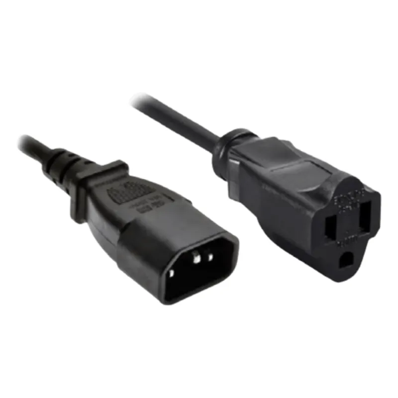 Cable de Alimentación / Enchufe C14/US / 60 cm (23.6 in) / Negro / Compatible NEO