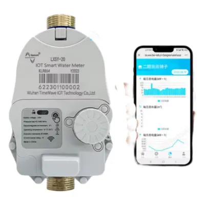 Medidor de Agua Mecánico LoRaWAN IoT de 1 Pulgada / Smart Metering y Telemetría para BMS / Válvula de Corte de Flujo / Batería Litio de Larga Duración / Comunicación Inalámbrica / Monitoreo Remoto