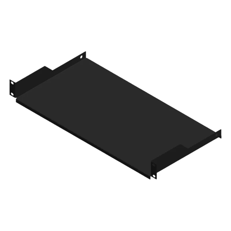 Charola para Rack de 19" de 2 postes, 23 cm de Profundidad, 1 Unidad de rack
