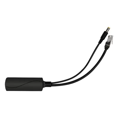 Splitter PoE / IEEE 802.3af/at / 30W / Puerto Gigabit / Salida DC 12V 2A / Indicadores LED / 95x26x20 mm (3.74x1.02x0.79 in)