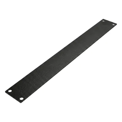 Tapa Ciega para Rack de 19 Pulgadas, 1 UR, Acero Negro