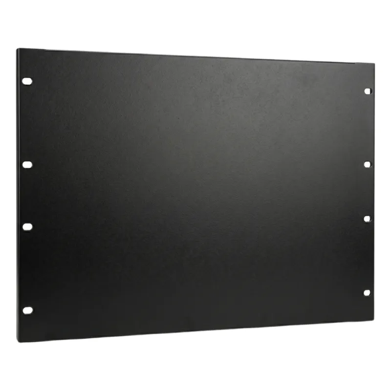 Tapa Ciega para Rack de 19 Pulgadas, 3 UR, Acero Negro