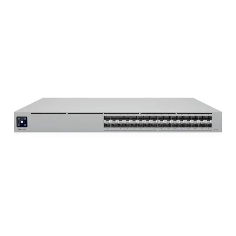 Switch Pro XG Aggregation de 25G con 32 puertos SFP28, Capacidad de Switching de 1.6 Tbps, Funciones Layer 3, Respaldo de Energía USP RPS y Etherlighting™.