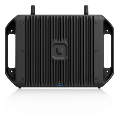 Cloud Gateway Industrial Rugerizado sin Ventilador con Puertos 10 GbE, 350W de Potencia Total para Despliegues PoE de Alta Densidad, Enrutamiento Avanzado y Almacenamiento microSD para Aplicaciones UniFi