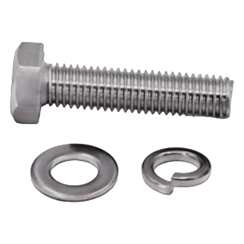 Tornillo M5 x 0.8 mm con arandela plana y arandela elástica para baterías de 12 V de 18-26 Ah