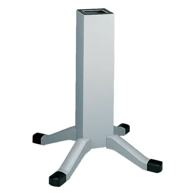 Pedestal de Acero con Patas para Gabinete HMI / 914 x 102 x 102 mm / Acero Suave / Pintura en Polvo Gris ANSI 61 / Altura Ergonómica 914 mm (36 in)