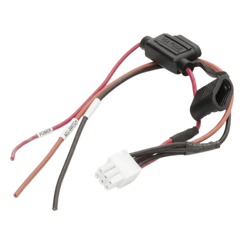 Cable de Alimentación Hikvision / 15 cm (5.9 in) / Suministro de Energía / Accesorios / Tierra / Conectores Estándar