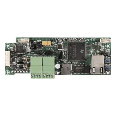 Módulo de Comunicaciones Seriales y TCP-IP / 2x RS232 + 2x RS485 + Ethernet LAN / Protocolos ESPA444-PASO-WEB-SMART / Email + Web + Video ONVIF + BACnet