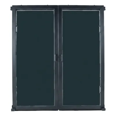 Puertas Selladas Express / Sistema de Contención ProLine / Pasillo 48-78 Pulgadas / Montaje Magnético sin Herramientas / Policarbonato y Acero / Negro RAL 9005