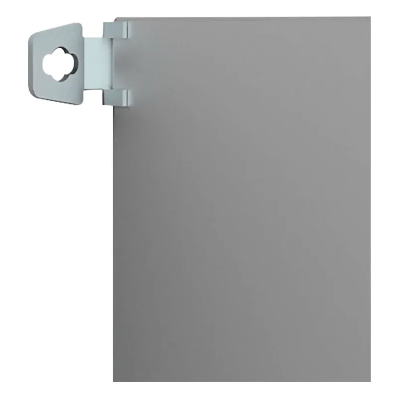 Soporte de Montaje en Pared para Gabinetes NEMA / Brackets Externos AW / Acero Suave Zincado 3 mm / 36x76x21 mm (1.42x2.99x0.83 in) / Incluye 4 Unidades con Accesorios / Mantiene Protección NEMA / IP