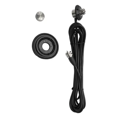 Montaje para Antenas Móviles / Cable RG58U 4.5 m (14.8 ft) / Conector SO239-PL259 / Impedancia 50Ω / Diseño Compacto