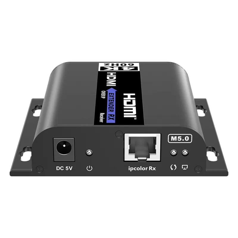 Kit Extensor HDMI | AV sobre IP | Solo Receptor | 4K@60Hz | 120 m | HDMI 2.0 | HDCP 2.2 | 18 Gbps | Conexión 1:1 , 1:N, N:1 , N:N | IR Bidireccional | Compatible con App iMMS
