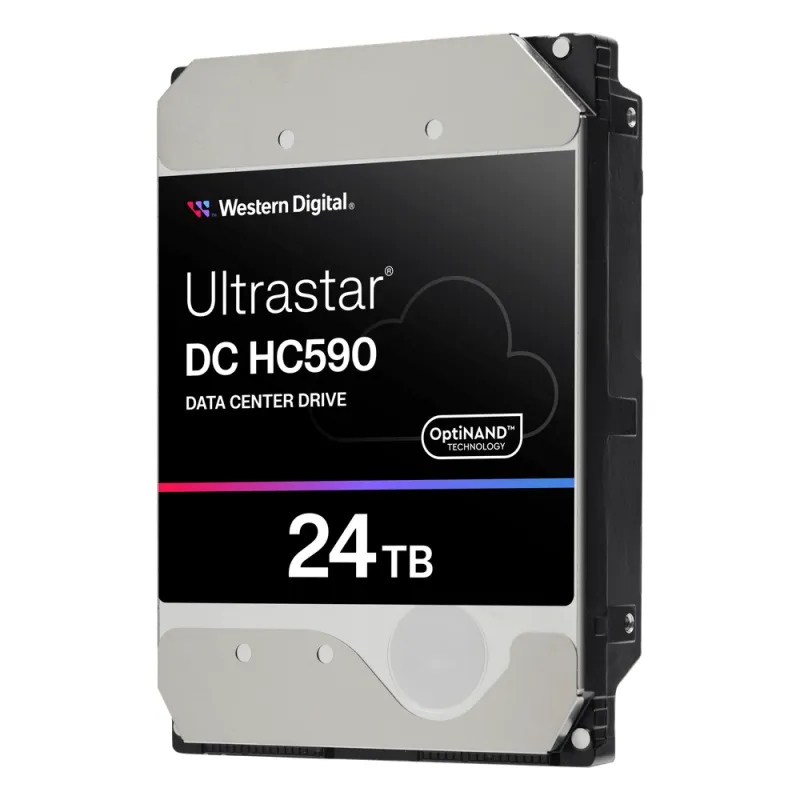 Disco Duro Empresarial WD Ultrastar DC HC590 / 24TB / SATA 6Gb/s / 7200 RPM / OptiNAND / CMR / HelioSeal