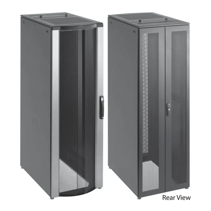 Gabinete de Telecomunicaciones de 45 UR ProLine FloTek, 606 mm de Ancho, 899 mm de Profundidad, Color Negro