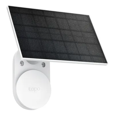 Panel Solar / 2.5 W Máximo / 5.2 V Voltaje / IP65 / Cable 4 m (13.1 ft) / Compatible Cámaras Tapo / Tipo-C + Micro USB / Montaje Ajustable
