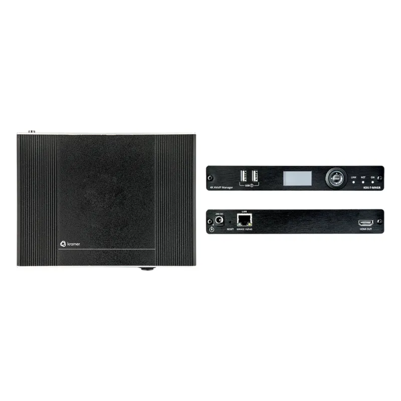 Administrador AVoIP | 999 Canales | Configuración Matriz Virtual y Videowall | KVM | Control Web y API | PoE | Compatibilidad TAA