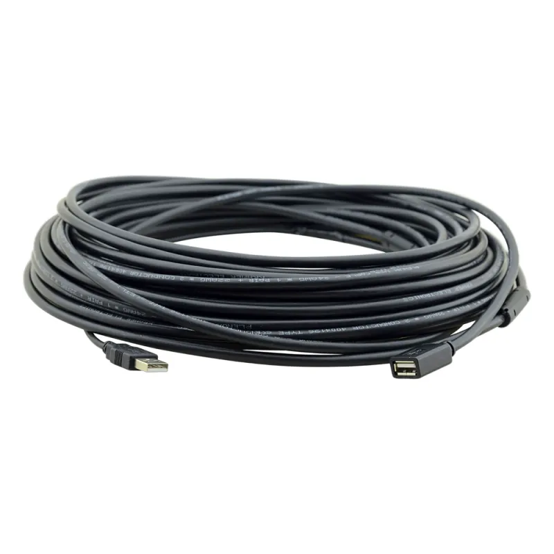 Cable Extensor Activo USB 7.60 mts | USB 2.0 Alta Velocidad 480 Mbps | Alimentación por Bus | Sin Drivers | Hubs Integrados 1-2 Tiers