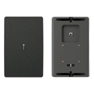 Altavoz de Pared PoE Dante 6.5 pulgadas | 2 Vías | Potencia PoE++ 10W | DSP Integrado | Mixer 2 Canales | Montaje VESA 75 mm | UL1480A | Negro o Blanco