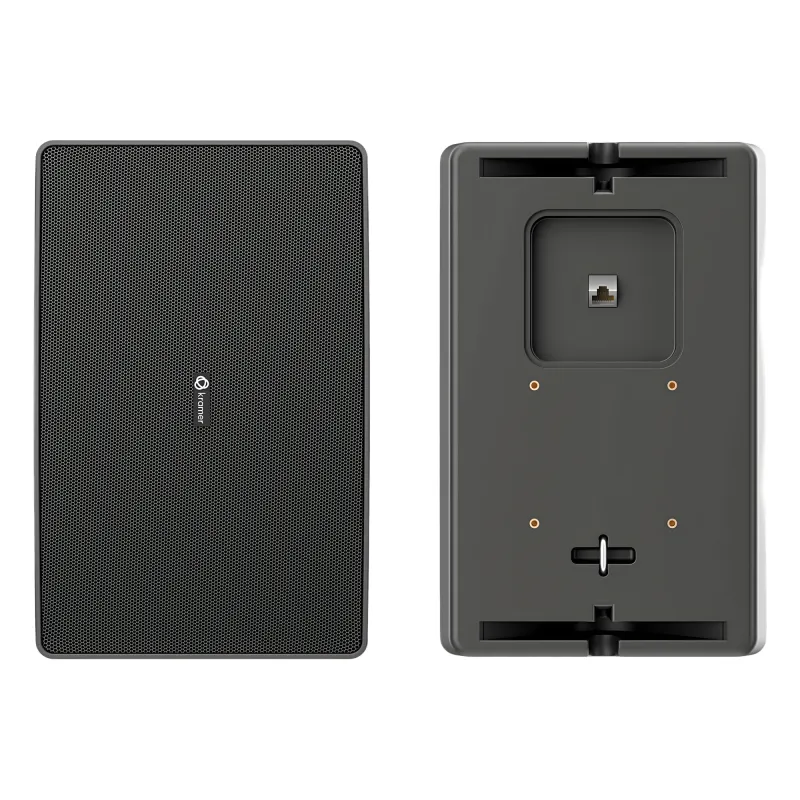 Altavoz de Pared PoE Dante 6.5 pulgadas | 2 Vías | Potencia PoE++ 10W | DSP Integrado | Mixer 2 Canales | Montaje VESA 75 mm | UL1480A | Negro o Blanco