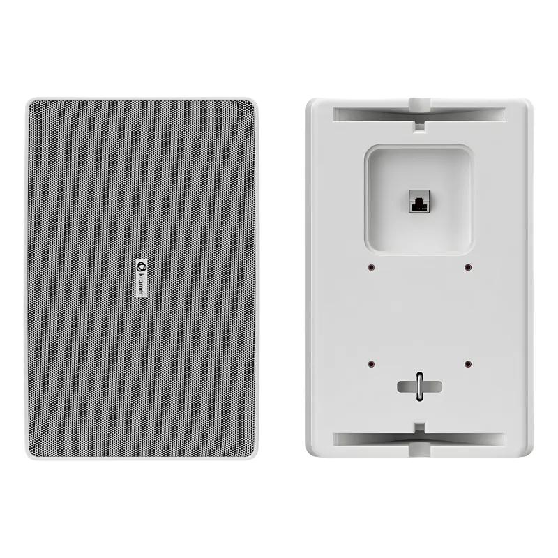 Altavoz de Pared 8" | Alimentación PoE++ | Red Dante | DSP Integrado | Mezclador 2 Canales | Montaje Flexible | 100 dB SPL