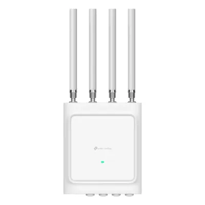 Punto de Acceso Wi-Fi 6 AX3600 Indoor/Outdoor / 3.6 Gbps (1148 Mbps 2.4 GHz + 2402 Mbps 5 GHz) / 1x 10G SFP+ + 1x 2.5G PoE-In + 1x Gigabit PoE-Out / Hasta 1000+ Clientes / IP68 / Protección Rayos 6 kV / Bluetooth / Gestión Cloud