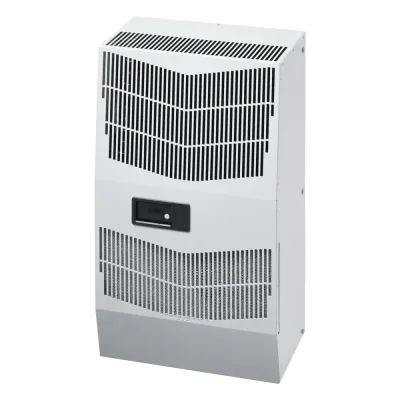 Aire Acondicionado para Gabinete / 6000 BTU/h (1757 W) / 115 Vca Monofásico / Acero Inoxidable SS316L Brushed / Protección ACP L2 / NEMA 4 y 3R / Rango -40 a 55 °C / Montaje en Pared Lateral