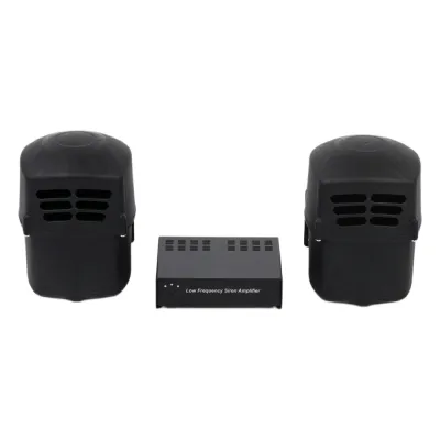 Sirena 8 ohms y Bocina 16 ohms de baja frecuencia para vehículos de emergencia